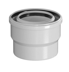 Переходник полипропиленовый BAXI с 100/150 мм на 110/160 мм KMT100002357