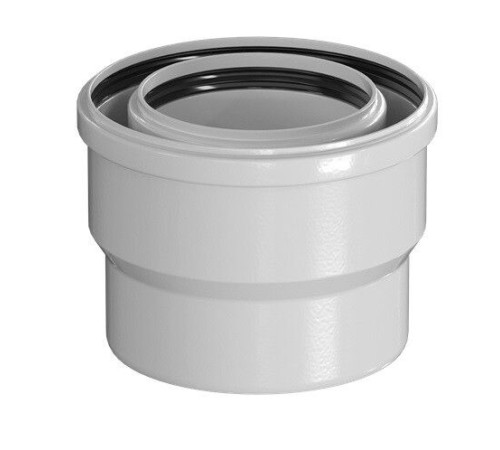 Переходник полипропиленовый BAXI с 100/150 мм на 110/160 мм KMT100002357
