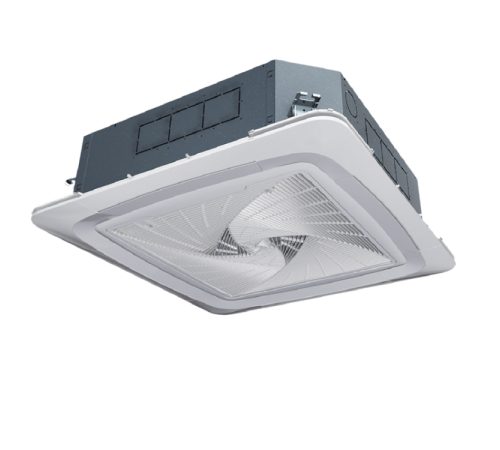 FCB-085B CN2B, Фанкойл, Haier, кассетный, 2-х трубный, с круговым потоком, с ИК пультом, без панели