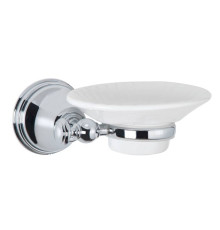 Мыльница подвесная Tivoli World Harmony 106 керамическая белая хром TWHA106cr