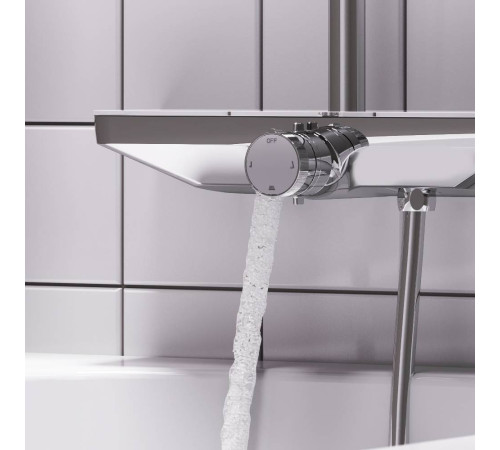 Душевая система AM.PM Merkur со смесителем-полкой хром 940730000