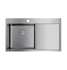Кухонная мойка Omoikiri Akisame 86-L-IN 86x51 см нержавеющая сталь 4993760