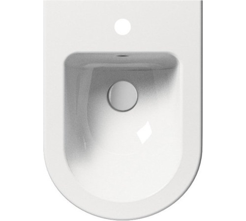 Биде подвесное GSI Pura 500 х 360 мм белый глянцевый с креплением 8864FR5111