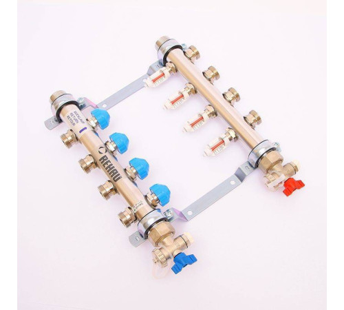 Коллекторная группа REHAU HKV-D 1 x 3/4 4 выхода 208041
