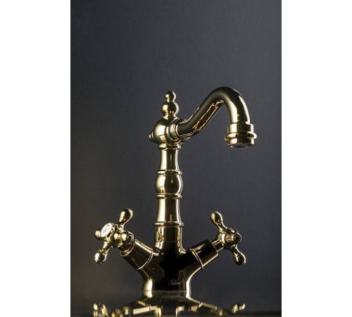 Смеситель для раковины Boheme Tradizionale Oro золото глянцевое 291