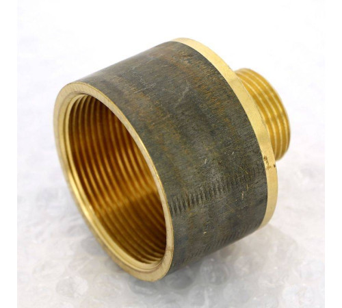 Переходник круглый Viega 1 x 2 дюйма НВ бронза 650872