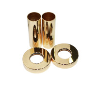 Комплект декоративных трубок SR Rubinetterie 70 мм D 18-20-1/2 золото 0491-1500D070