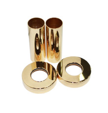 Комплект декоративных трубок SR Rubinetterie 70 мм D 18-20-1/2 золото 0491-1500D070