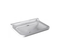 Раковина Kerasan Waldorf 80х55 см 1 отверстие керамическая белый/хром 4141K1bi/cr*1