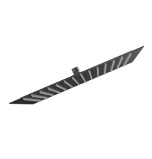 Верхний душ AQUAMET 400х400 мм нержавеющая сталь черный матовый AQM8608MB