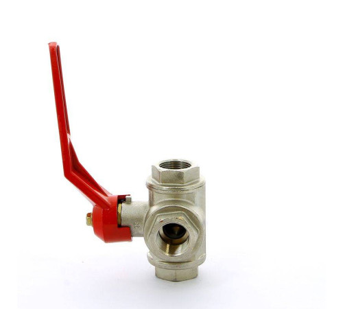 Кран шаровой трехходовой ITAP 128 L-порт рычаг 3/4 ВВ 1280034L