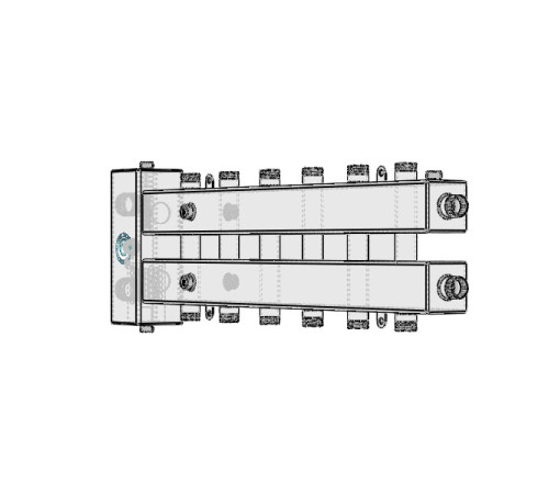 Гидравлический разделитель Север М7 до 70 кВт 7 контуров 1925072