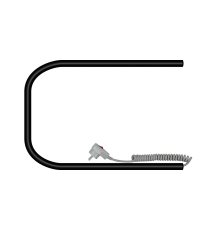 Полотенцесушитель электрический Primoclima Astra П E 32x50 см черный PCAstraПEBlack3250