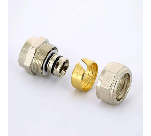 Муфта обжимная никелированная Uni-Fitt 26x3/4 ВР 661N8300