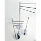 Стойка напольная Bertocci Cinquecento с ершиком и бумагодержателем хром 110 0558 0000