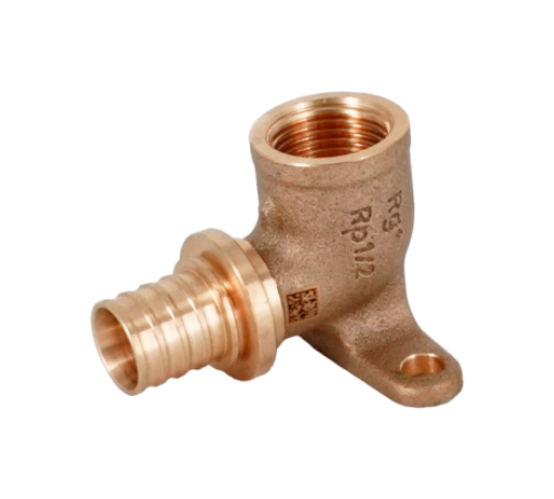 Угольник настенный REHAU RAUTITAN RX+ 20-Rp 1/2 ВР бронза 14563593001