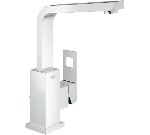 Смеситель для раковины GROHE Eurocube с высоким изливом и донным клапаном хром 2313500E