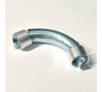 Фиксатор поворота трубы Uni-Fitt 20 мм 90° стальной с кольцами 859R2000