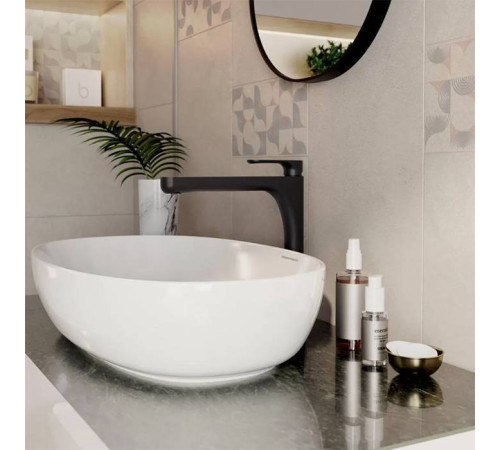 Раковина накладная Kerama Marazzi Plaza 60x37 см без отверстия белый глянцевый PLR.wb.60