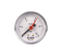 Манометр осевой Elsen 100 мм 0-10 бар G 1/4 36555028