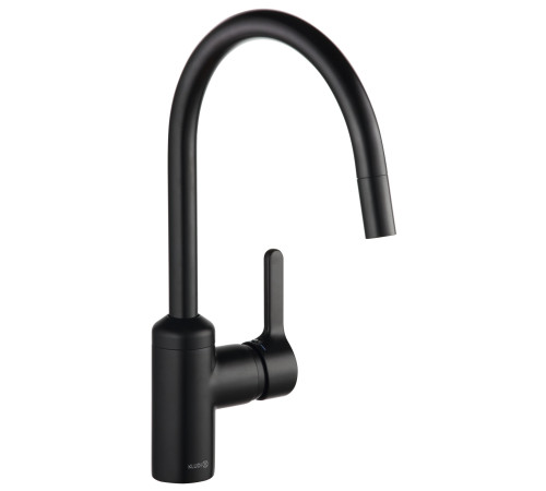 Смеситель для кухни Kludi Bingo Star 220 мм выдвижной излив черный матовый 428513978