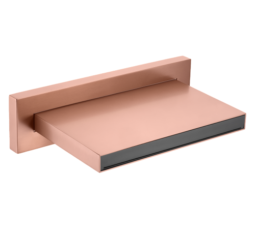 Излив настенный для ванны Boheme Zodiac 24.5 см матовая медь 625/2-CB