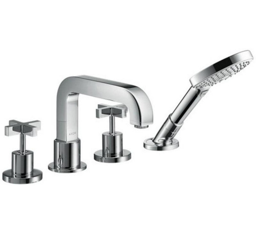 Смеситель на борт ванны AXOR Citterio на 4 отверстия внешняя часть 39445000