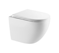 Унитаз подвесной Aquamet AQM2002L PRO с сиденьем SoftClose 520x365x360 мм AQM2002L PRO
