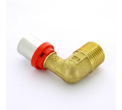 Угольник 90° пресс с наружной резьбой Tiemme 16x1/2 1650010