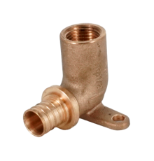 Угольник настенный REHAU RAUTITAN RX+ 20-Rp 1/2 ВР бронза с длинным патрубком 14563633001