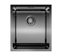 Кухонная мойка Omoikiri Tadzava 39-U/I-GM 39x44 см вороненая сталь 4993079