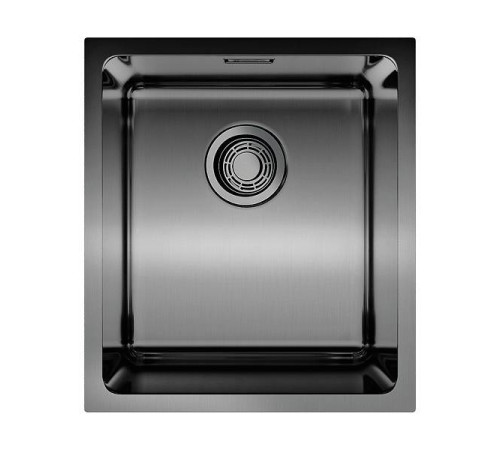 Кухонная мойка Omoikiri Tadzava 39-U/I-GM 39x44 см вороненая сталь 4993079