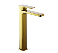 Смеситель для раковины AM.PM Gala высокий излив золото 530250600