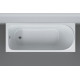 Комплект ванна акриловая AM.PM Sense 150х70 см с каркасом и сливом-переливом W75A-150-070W-KL