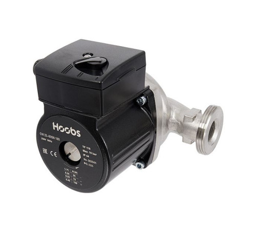 Насос циркуляционный Hoobs CW 25-60SN 180 мм 100 Вт нержавеющая сталь 08304H