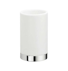 Стакан Colombo Design Nordic настольный хром/белый B5241.CR-CBO