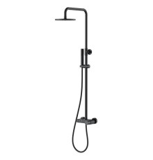 Душевая стойка Boheme Stick с верхним душем 30х57х112.5 см black 128-BB