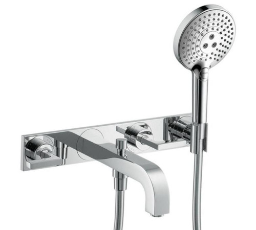 Смеситель для ванны AXOR Citterio на 3 отверстия внешняя часть 39442000