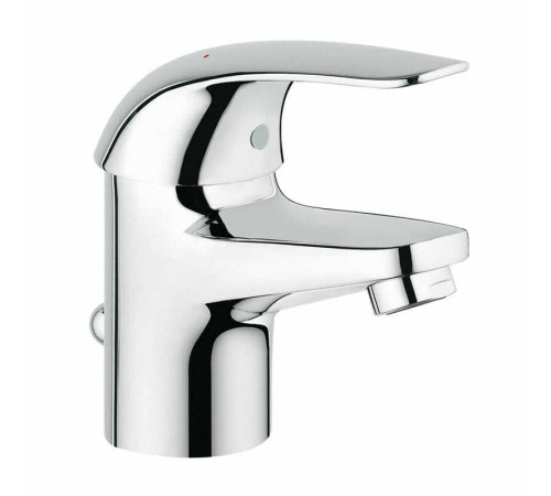 Смеситель для раковины Grohe Euroeco со сливным гарнитуром 23262000