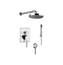 Душевая система встраиваемая Fiore XENON с верхним и ручным душем белый 44WH5185