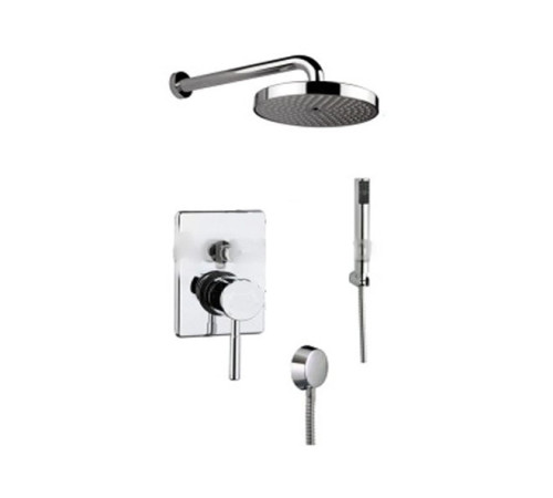 Душевая система встраиваемая Fiore XENON с верхним и ручным душем белый 44WH5185