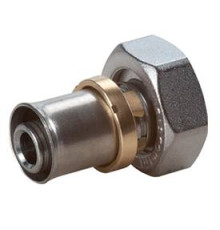 Муфта с накидной гайкой Giacomini RM179E 3/4 EK х 20х2 мм латунь никелированная RM179X106