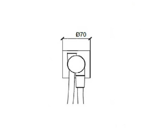 Шланговое подсоединение Almar Modular латунь брашированная E192001.HB