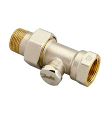 Клапан запорный радиаторный прямой Danfoss RLV-S 15 1/2 PN 10 003L0124