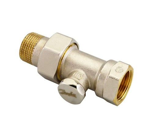 Клапан запорный радиаторный прямой Danfoss RLV-S 15 1/2 PN 10 003L0124