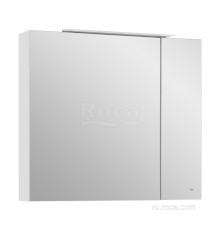 Шкаф зеркальный Roca Oleta 800х700х137 мм LED Белый матовый A857647501