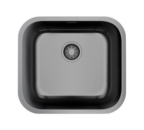 Кухонная мойка Omoikiri Omi 49-U/I-GM вороненая сталь 49x44 см 4993073