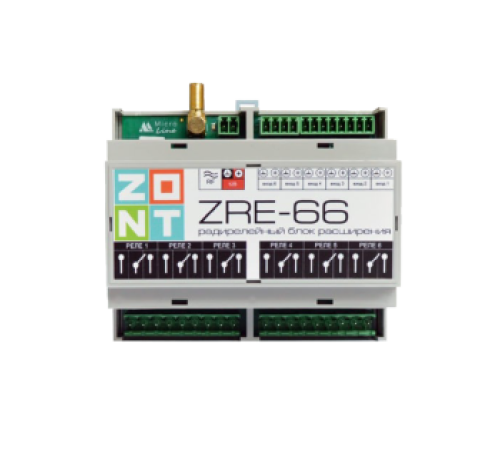 Радиорелейный блок расширения ZONT ZRE-66 для контроллера H2000+ ZRE-66