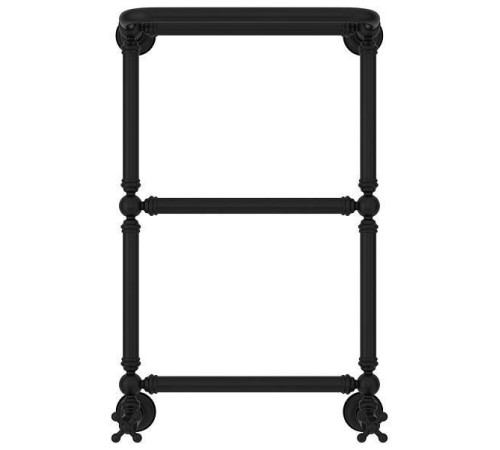 Полотенцесушитель водяной Сунержа Ренессанс 400x660 мм матовый черный 31-0281-6640