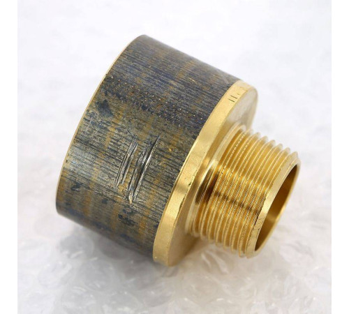 Переходник круглый Viega 1 x 1 1/2 дюйма НВ бронза 650858